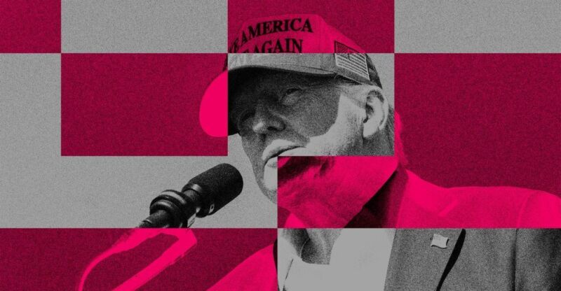 Image for the Tweet beginning: Trump Media is merging with